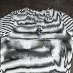 stripe hollister tee